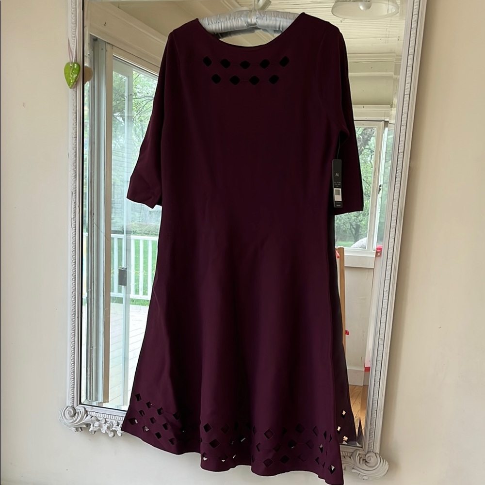 NIC+ZOE Purple Cocktail Mini Dress